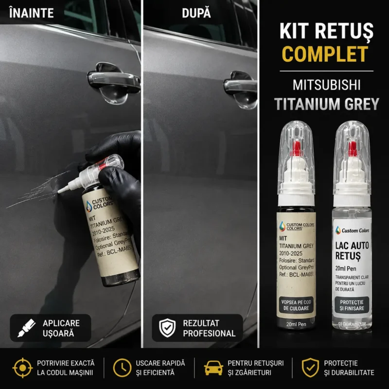 Kit complet de retuș vopsea auto Custom Colors