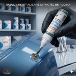 Kit Complet Retuș Vopsea Auto la Comandă: Convertor Rugină + Vopsea (Cod Culoare) + Lac Auto 1K, 3x20ml, Custom Colors - imagine 3
