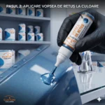 Kit Complet Retuș Vopsea Auto la Comandă: Convertor Rugină + Vopsea (Cod Culoare) + Lac Auto 1K, 3x20ml, Custom Colors - imagine 4