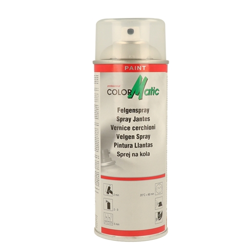 Spray vopsea pentru jante argintiu Colormatic Wheel Silver, 400 ml