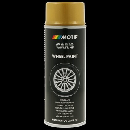 Spray vopsea pentru jante auriu Motip, 400 ml