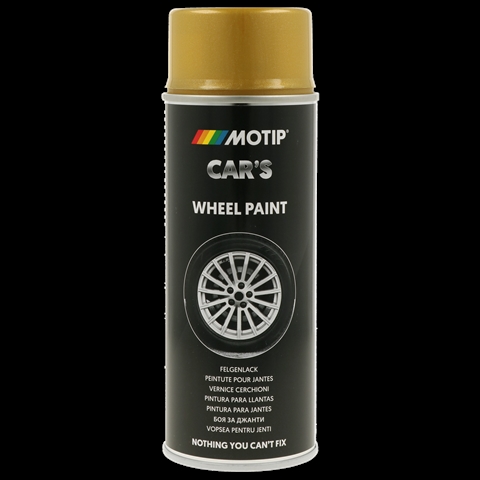 Spray vopsea pentru jante auriu Motip, 400 ml