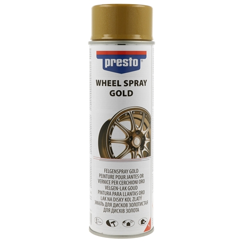 Spray vopsea pentru jante auriu Presto, 500 ml