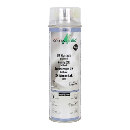 Lac transparent 2K lucios Slow Speed spray Colormatic 500 ml